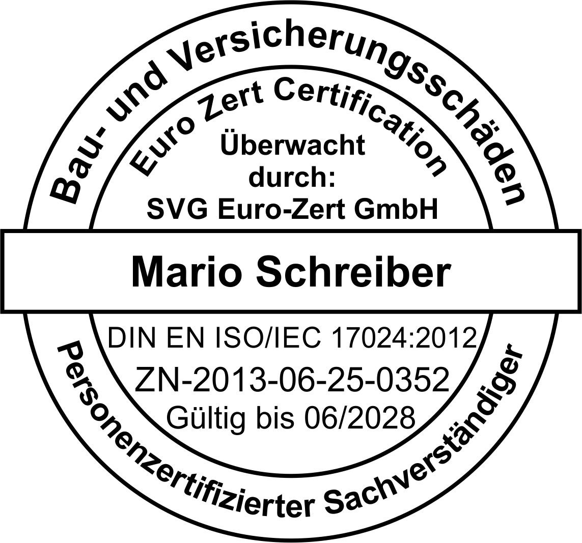 Stempel2 Bau und Versicherungsschäden NEU Mario Schreiber 2023